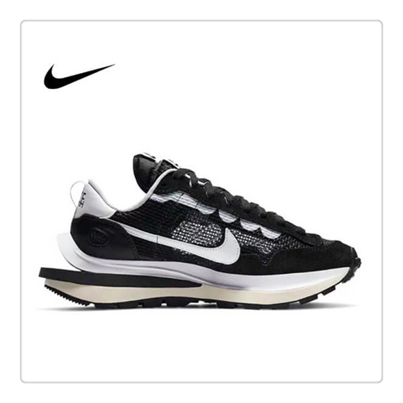 Sacai Nike Vaporwaffle黑灰-3